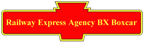 Railway Express Agency BX Boxcar