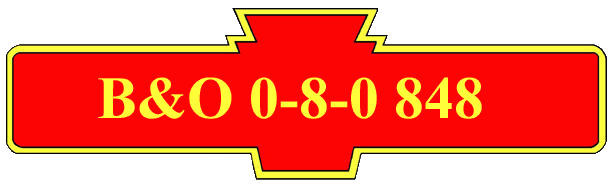 B&O 0-8-0 848