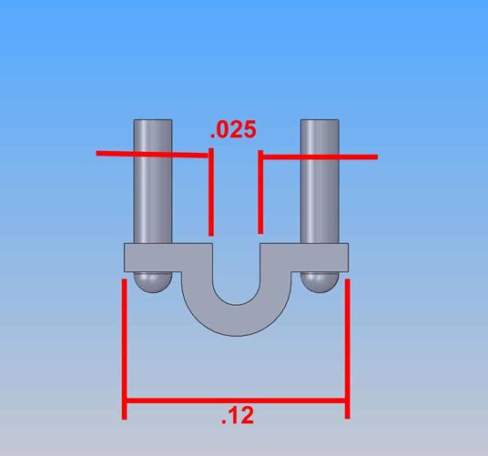 c&o stock car brake shaft bracket 1