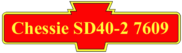 Chessie SD40-2 7609
