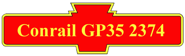 Conrail GP35 2374