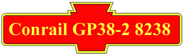 Conrail GP38-2 8238