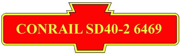 Conrail SD40-2 6469