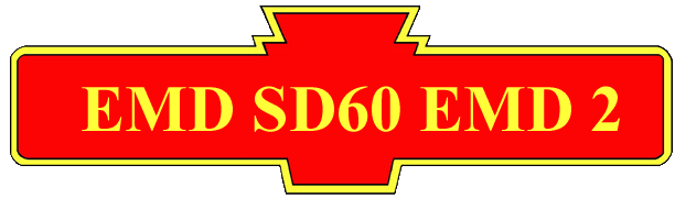 EMD SD60 EMD2 Demo Scheme