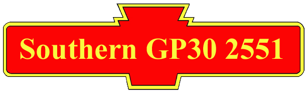 Southern GP30 2551